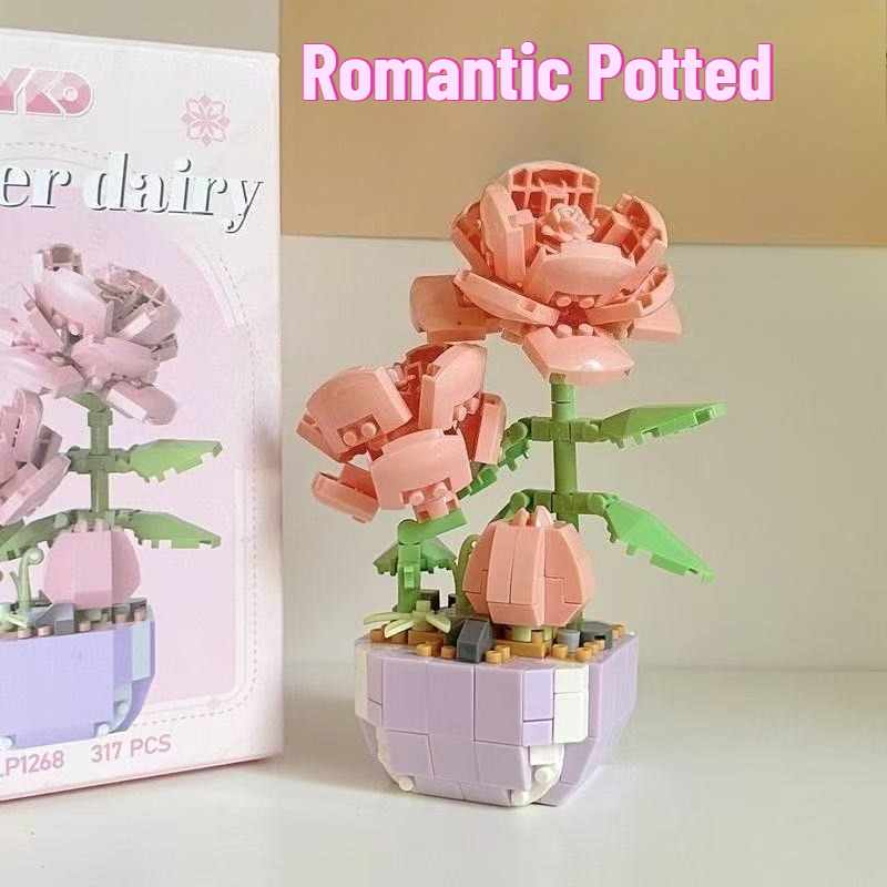 Bonsai Garden Lego - Мини-комбинезоны с цветами в горшках, наборы