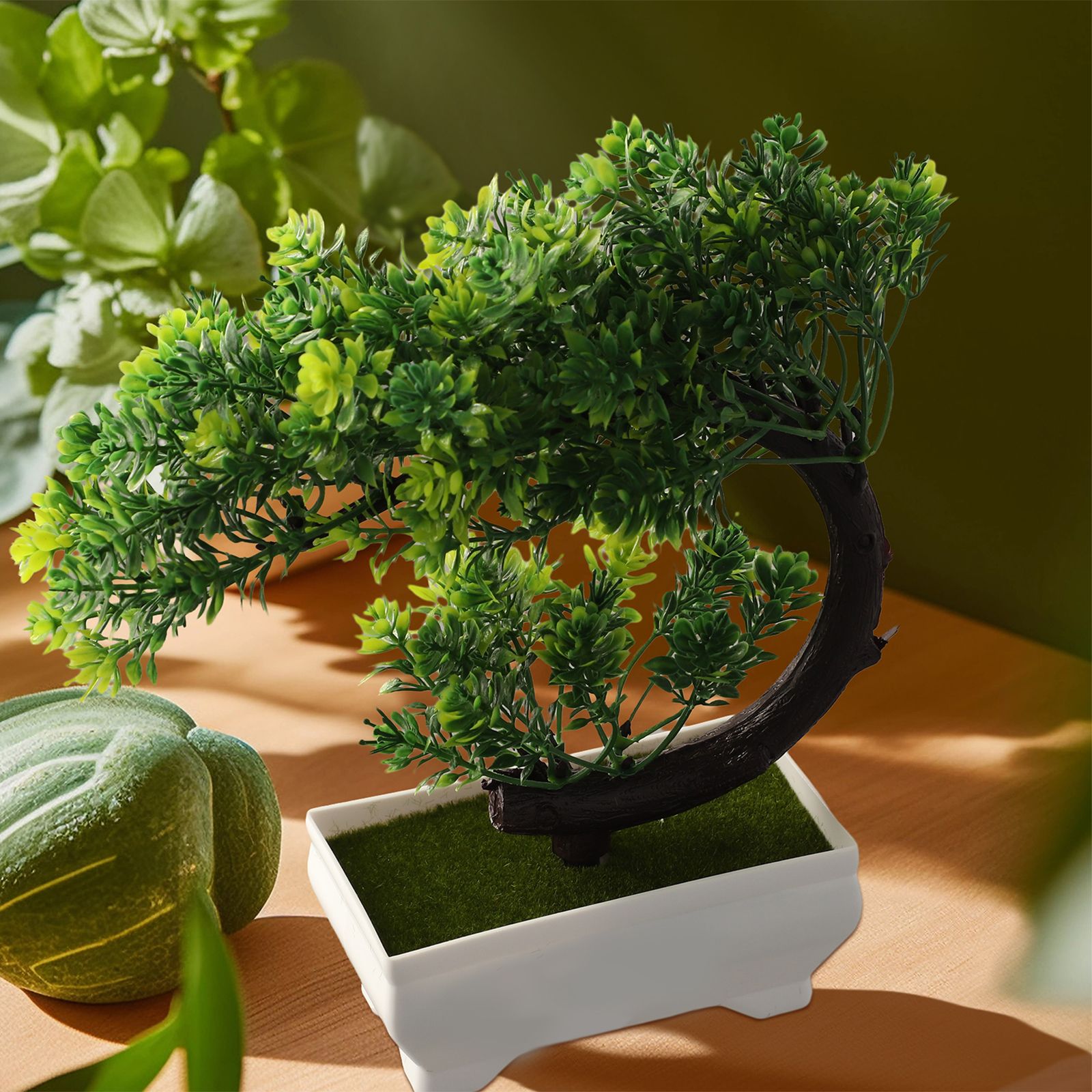 Bonsai Garden For Desk - Пластиковое украшение в виде бонсай в