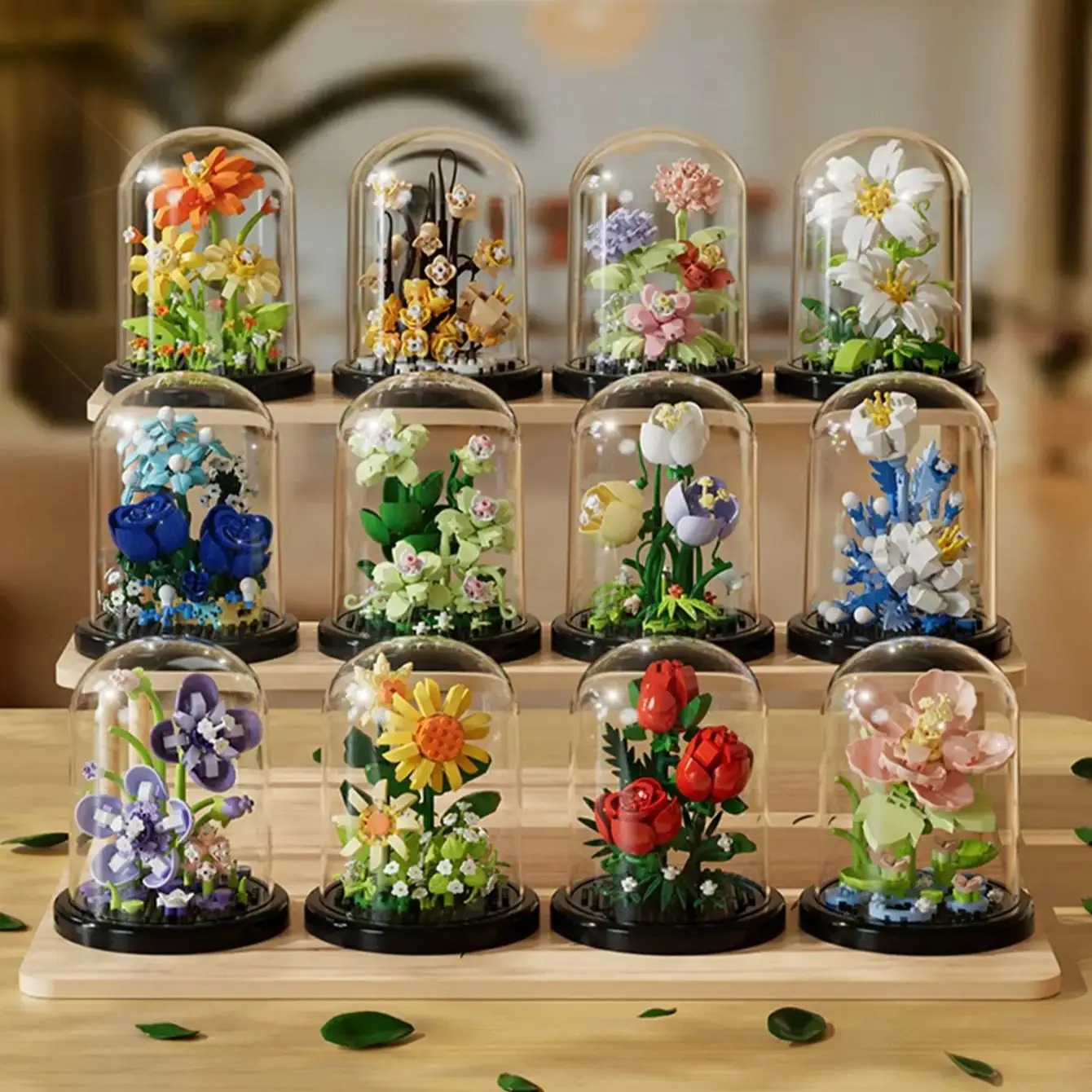 Bonsai Garden Lego - Микро-конструктор: Букет Вечных Цветов, Модель Бонсай