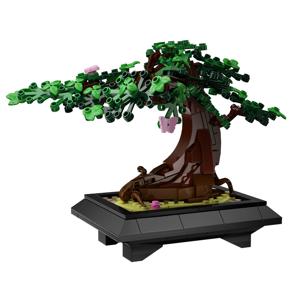 Gobricks MOC, четырехсезонное  – обзор и цена Bonsai Garden Lego