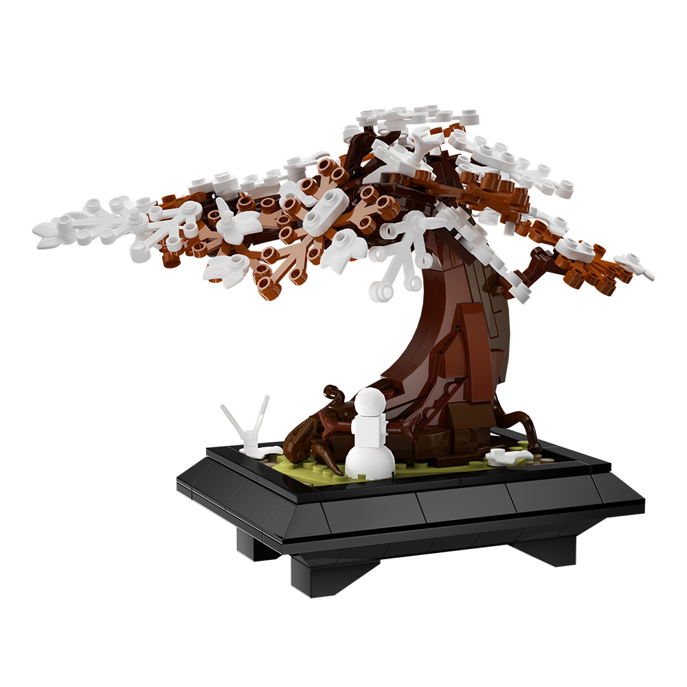 Gobricks MOC, четырехсезонное  – обзор и цена Bonsai Garden Lego