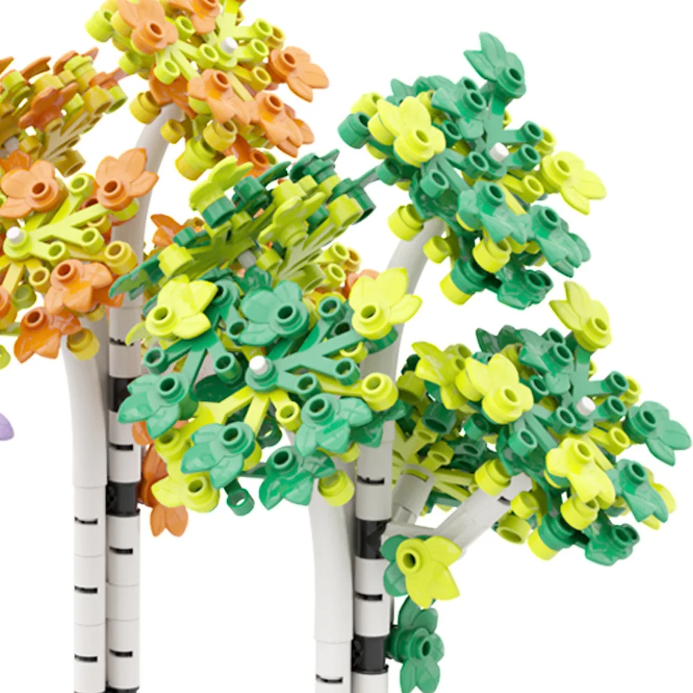 152 шт. MOC строительные блоки – обзор и цена Bonsai Garden Lego