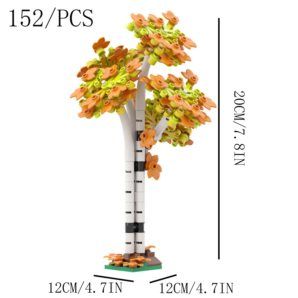 152 шт. MOC строительные блоки – обзор и цена Bonsai Garden Lego