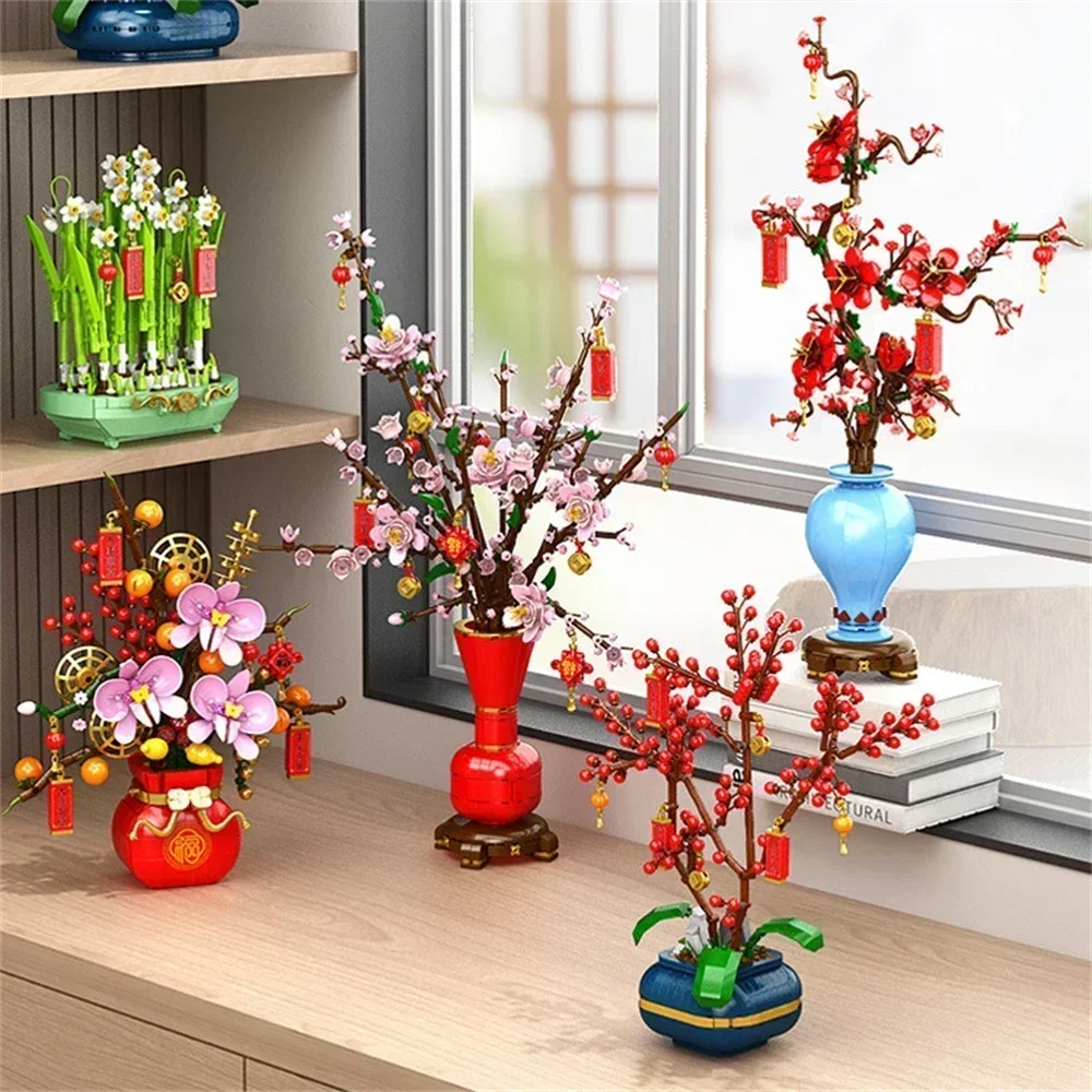 Креативный городской букет, цв – обзор и цена Bonsai Garden Lego