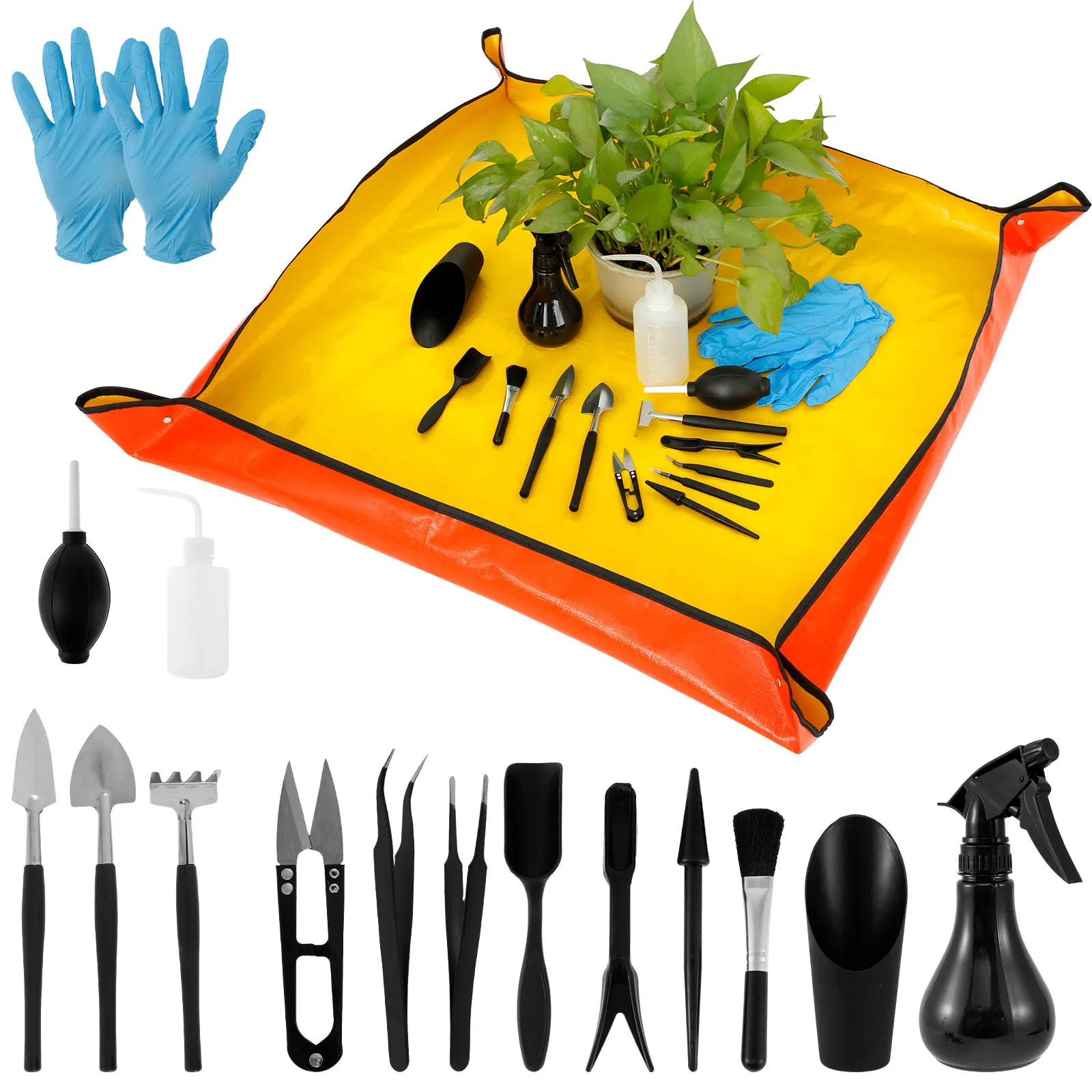 13/16 шт., мини-набор для садо – обзор и цена Bonsai Garden Tools