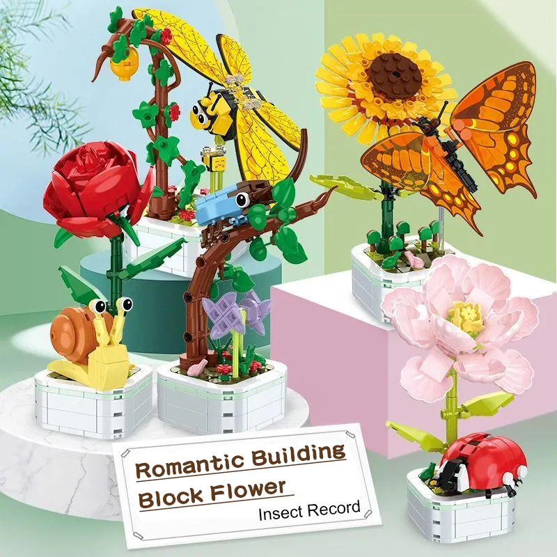 DIY мини-бабочка, насекомое, р – обзор и цена Bonsai Garden Lego