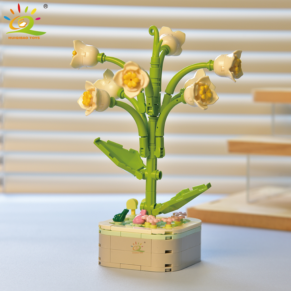 Строительные блоки HUIQIBAO MO – обзор и цена Bonsai Garden Lego
