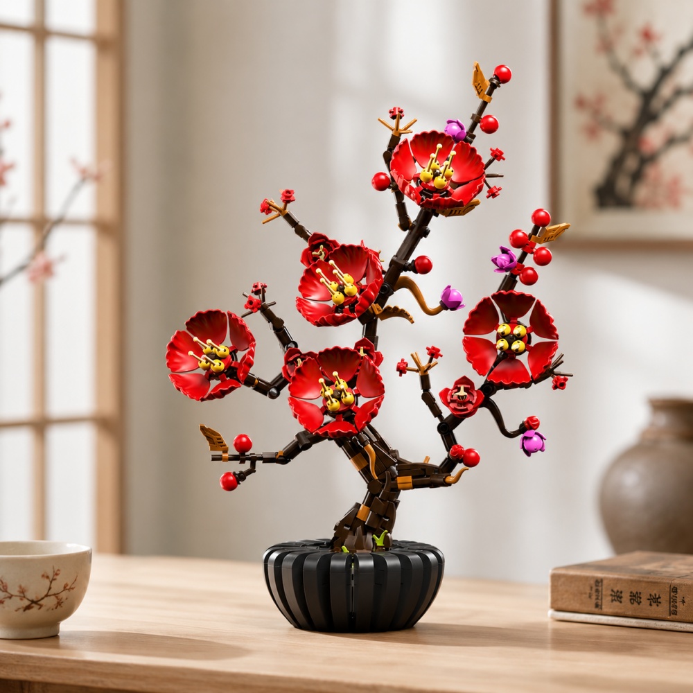 Конструктор «Бонсай с цветами  – обзор и цена Bonsai Garden Lego